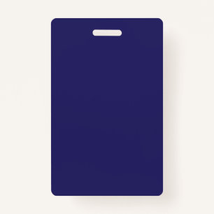 Blue and purple abstract shapes blend together in  ID badge