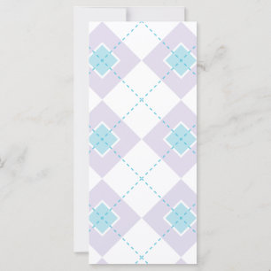 Blue and Purple Argyle