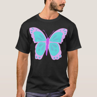 Blue and Purple Butterfly 2 T-Shirt