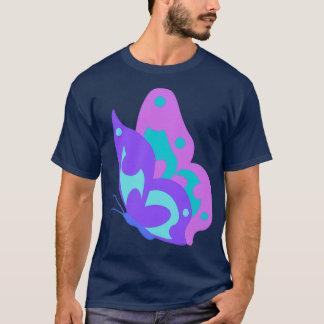Blue and Purple Butterfly 4 T-Shirt