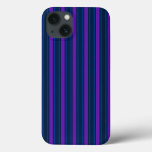 Blue and purple candy stripes Case-Mate iPhone cas iPhone 13 Case