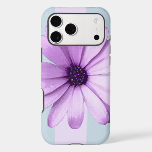 Blue and Purple Daisy Pattern