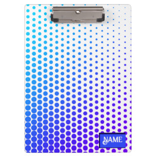 blue and purple Dotted striped pattern Clipboard