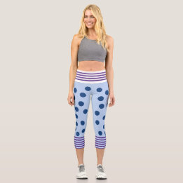 Blue and Purple Fun Leggings