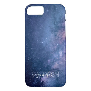 Blue and Purple Galaxy iPhone 8/7 Case