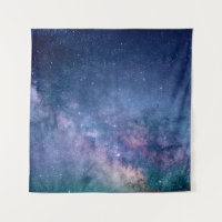Blue and purple galaxy digital
