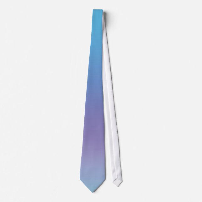 Blue and Purple Gradient Necktie (Front)
