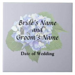Blue and Purple Hydrangea Tile