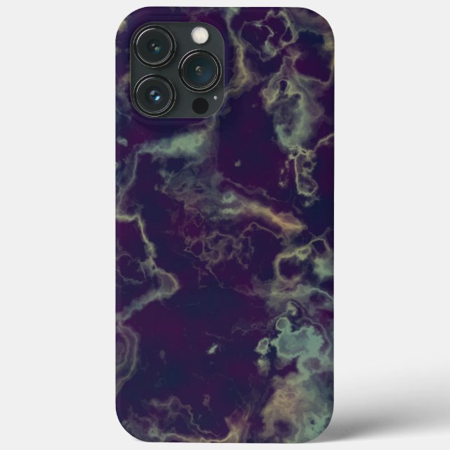 Blue and purple marble Case-Mate iPhone case (Back)