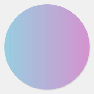 Blue and purple ombre colours gradient Sticker
