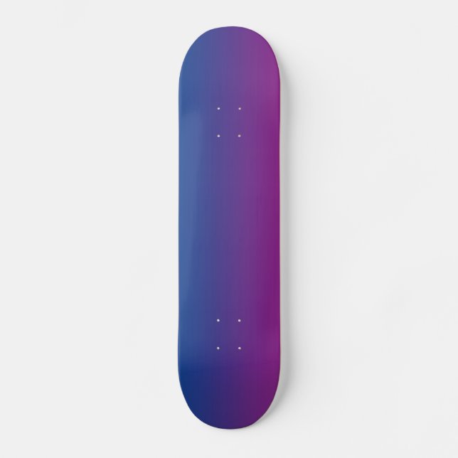 Blue And Purple Skateboard (Front)