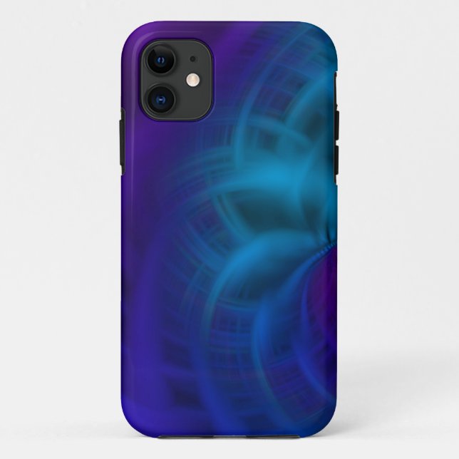 Blue and purple smear Case-Mate iPhone case (Back)