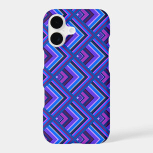 Blue and purple stripes scale pattern