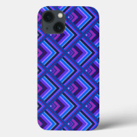 Blue and purple stripes scale pattern Case-Mate iP