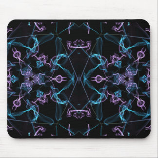 Blue and Purple Triangle Mandala Mouse Mat