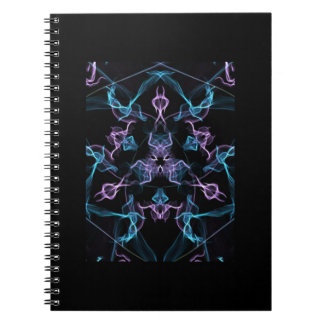Blue and Purple Triangle Mandala Notebook