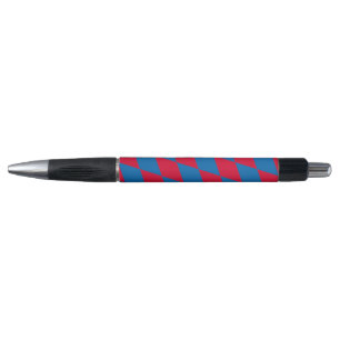 Blue and Red Bavaria Diamond Flag Pattern