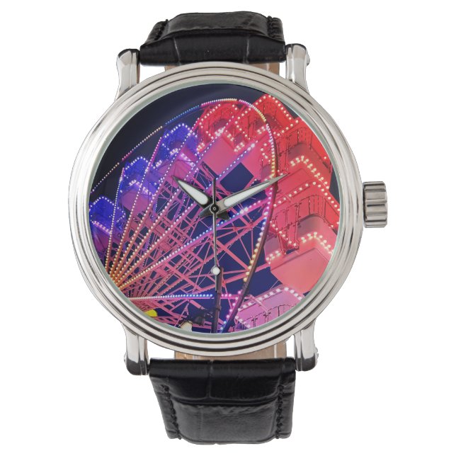 Blue and red Ferris wheel Watch (Front)
