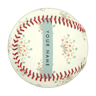 Blue and Red Flowers, Blue, Your Name Baseball