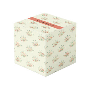 Blue and Red Flowers, Red, Your Name Cube