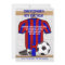 Blue and Red Football Soccer Jersey Birthday Party