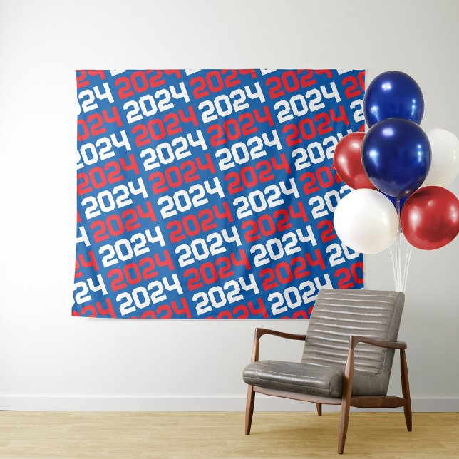Blue and Red Graduation Backdrop Tapestry (Creator Uploaded)