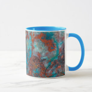 Blue And Red Shattuckite Mug