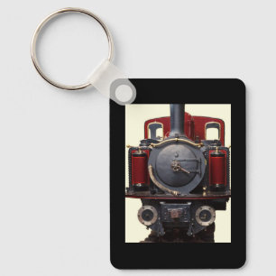 Blue And Red Train Key Ring
