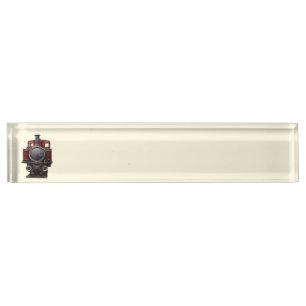Blue And Red Train  Nameplate
