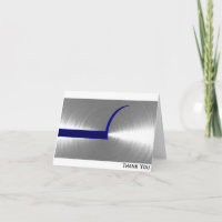 Blue and Silver Brushed Metal
