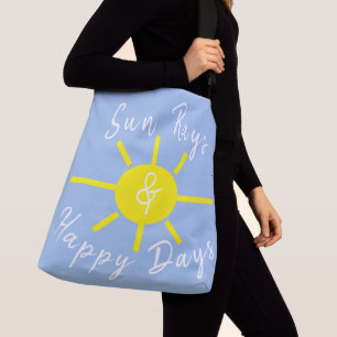 Blue and sunny crossbody bag