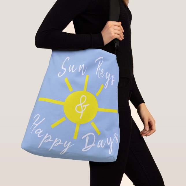Blue and sunny crossbody bag (Close Up)
