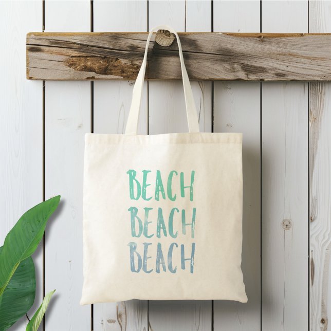 Blue and Teal Beach Theme Everyday Tote Bag (Creator Uploaded)