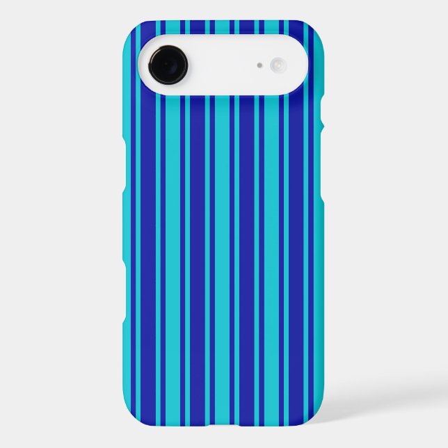 Blue and turquoise candy stripes (Back)