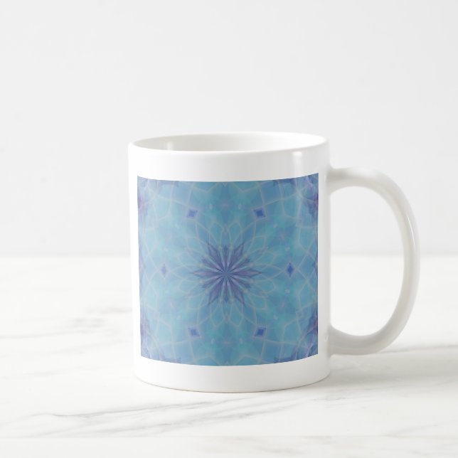 Blue and Turquoise Coffee Mug (Right)