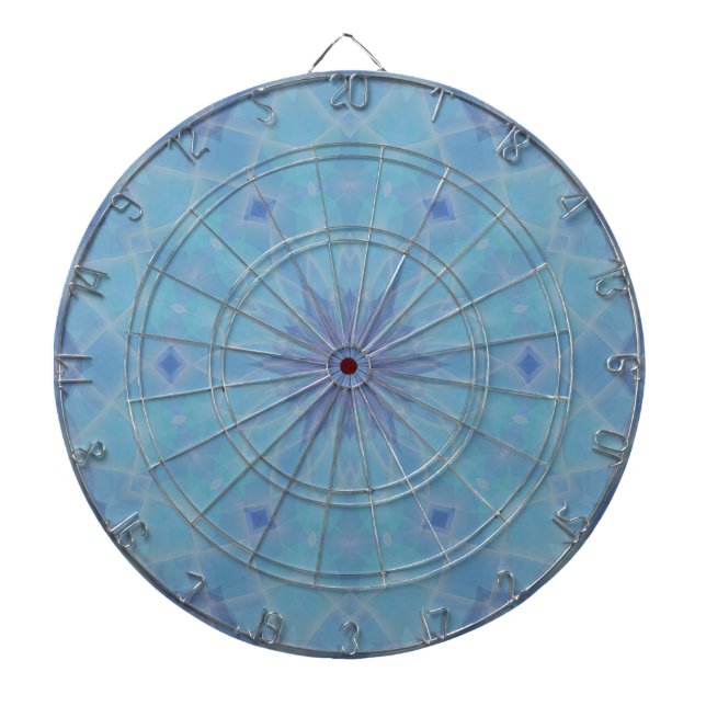 Blue and Turquoise Dartboard (Front)