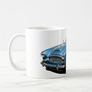 Blue and white Austin Healey 3000 Sports Car Coffee Mug