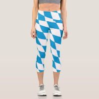 Blue and White Bavaria Diamond Flag Pattern