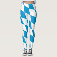 Blue and White Bavaria Diamond Flag Pattern