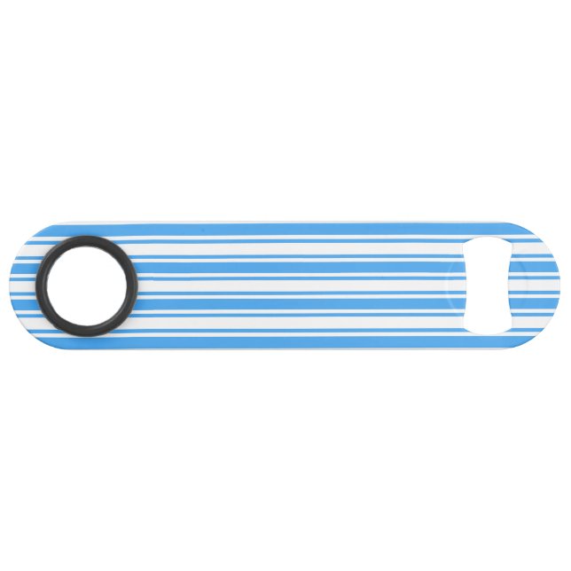 Blue and white candy stripes (Front (Horizontal))