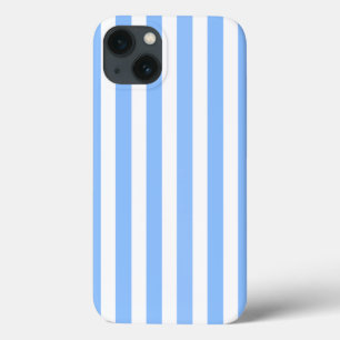 Blue and white candy stripes Case-Mate iPhone case