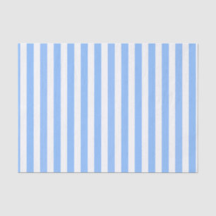 Blue and white candy stripes tissue paper