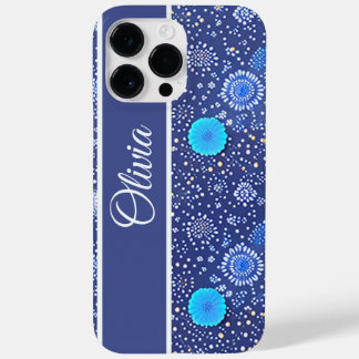 blue and white Case-Mate iPhone 14 pro max case