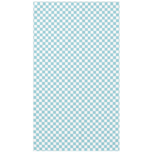 Blue and White Chequered Squares Tablecloth
