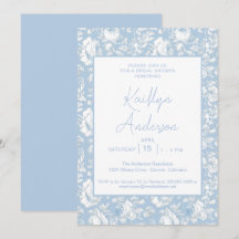 Blue and White Chinoiserie Bridal Shower