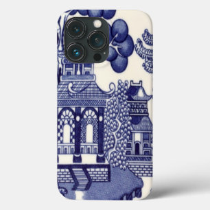 Blue and White Chinoiserie Oriental iPhone 13 Pro Case