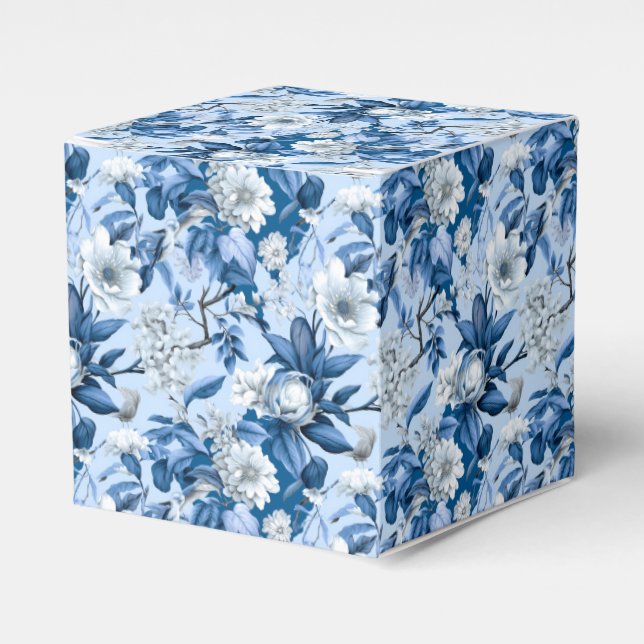 Blue and White Chinoserie Series Design 3 Favour Box (Front Side)