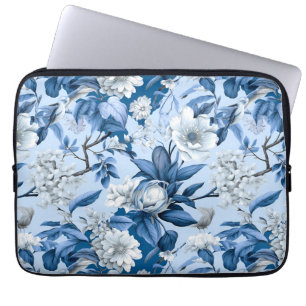 Blue and White Chinoserie Series Design 3 Laptop Sleeve