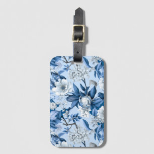 Blue and White Chinoserie Series Design 3 Luggage Tag