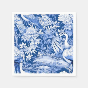 Blue and White Chinoserie Series Design 8 Napkin